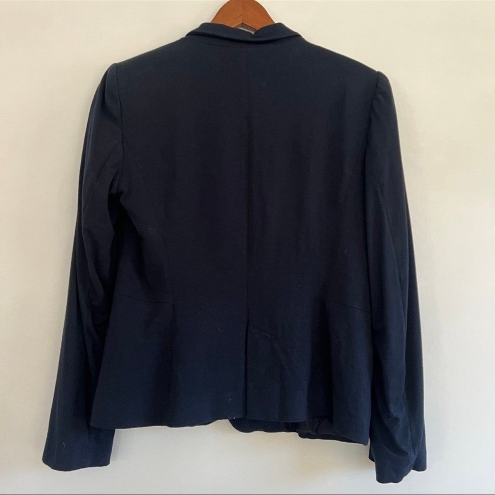 Vintage Zara Navy Blue Blazer Women’s Size Large - Picture 2 of 12